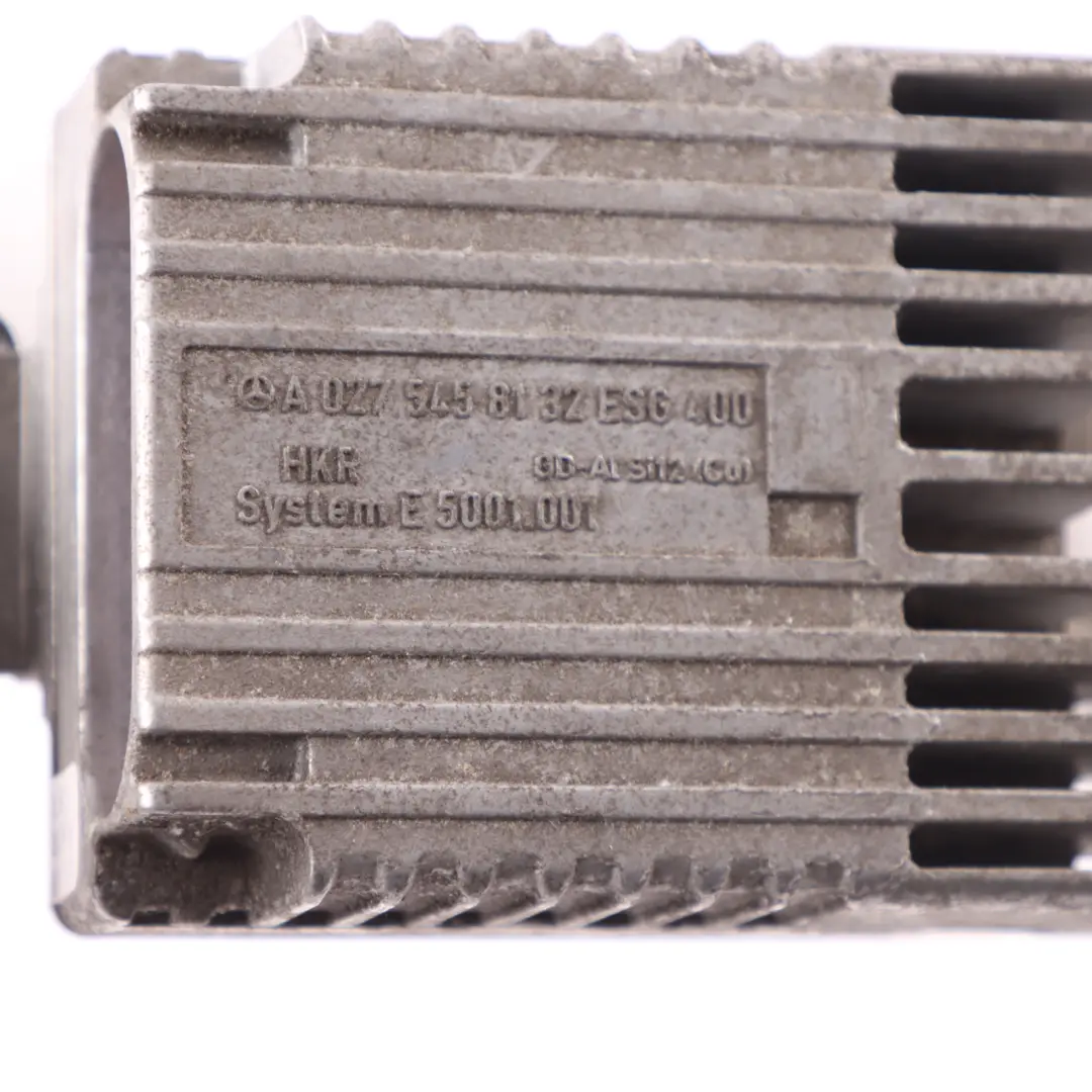 Cooling Fan Unit Control Module to Mercedes R170 Engine with Part number A0275458132 Mercedes R170 Engine Cooling Fan Unit Control Module - SKU A0275458132 - Part number A0275458132