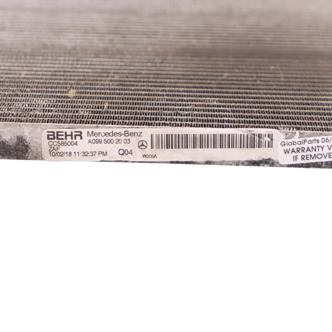 Wasser Kühler Kühlmittel Kühler Motor Kühler für Mercedes W205 mit Teilenummer A0995002003 Mercedes W205 Wasser Kühler Kühlmittel Kühler Motor Kühler - SKU A0995002003 - Teilenummer A0995002003