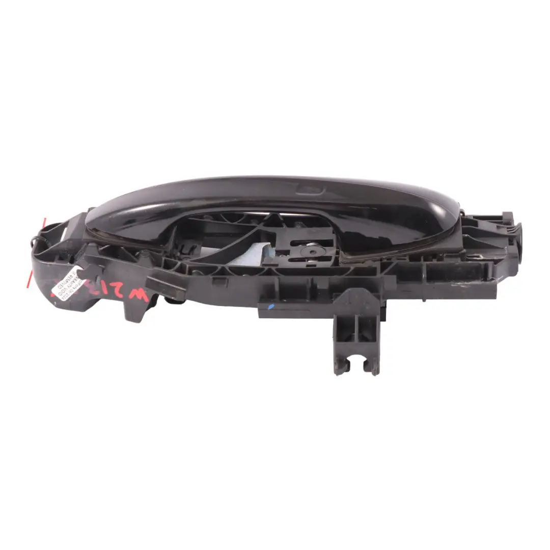 Mercedes W205 W213 Door Handle Base Rear Left Exterior Obsidian Black 197 - SKU A0997602100-OB - Part number A0997602100