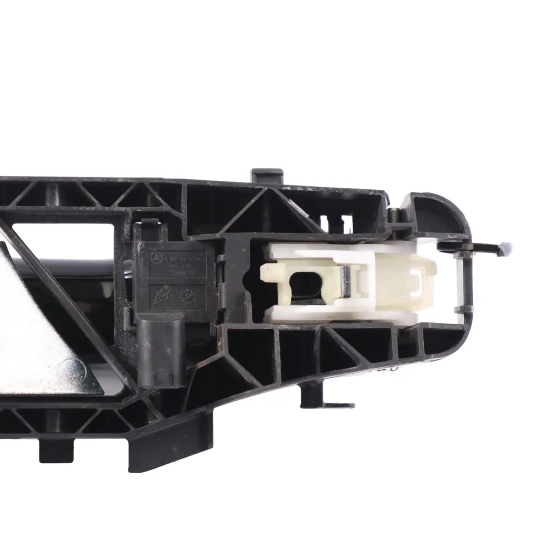 Mercedes W205 W213 Door Handle Base Rear Left Exterior Obsidian Black 197 - SKU A0997602100-OB - Part number A0997602100