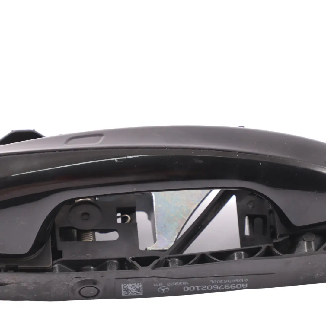 Mercedes W205 W213 Door Handle Base Rear Left Exterior Obsidian Black 197 - SKU A0997602100-OB - Part number A0997602100