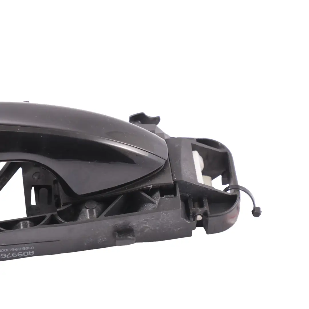 Mercedes W205 W213 Door Handle Base Rear Left Exterior Obsidian Black 197 - SKU A0997602100-OB - Part number A0997602100