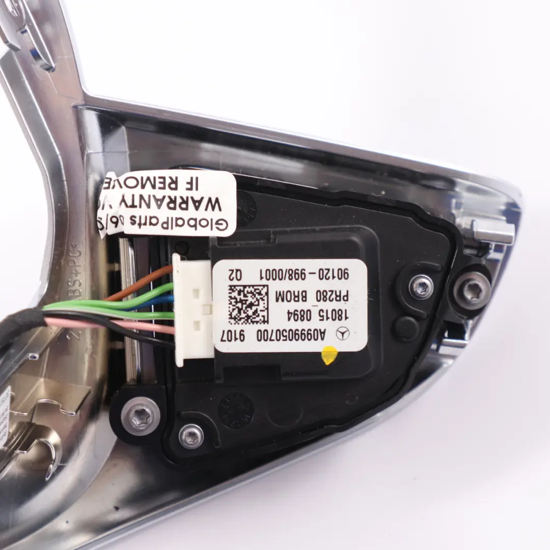 Lenkradschalter Multifunktionstaste Zierleiste für Mercedes W176 mit Teilenummer A0999050700 Mercedes W176 Lenkradschalter Multifunktionstaste Zierleiste - SKU A0999050700 - Teilenummer A0999050700