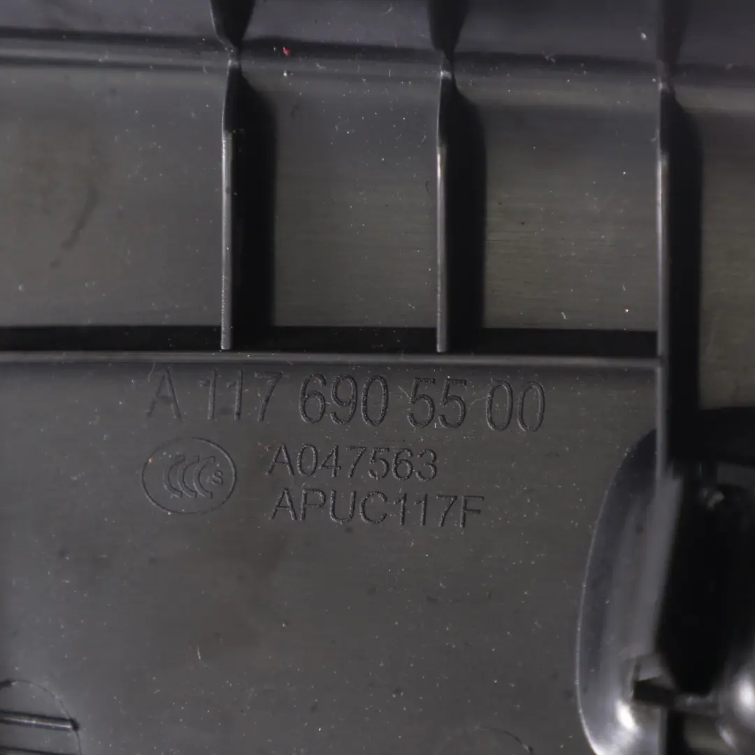 Mercedes C117 X117 Osłona Panel Słupka A Lewy Przód Czarny - SKU A1176905500 - Numer Części A1176905500