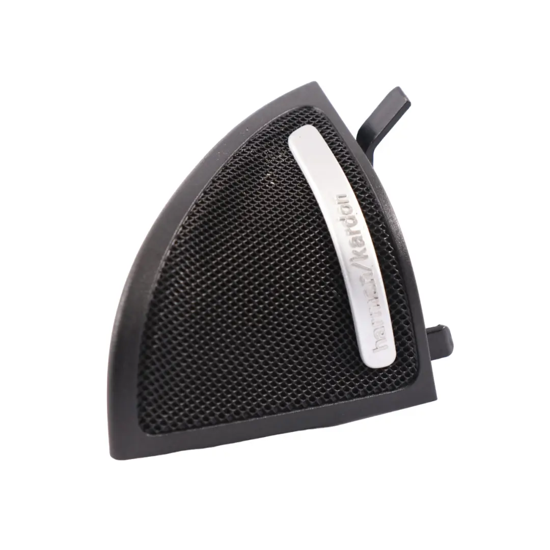 Speaker Cover Front Door Left Triangle Trim Black to Mercedes X117 with Part number A1177200311 Mercedes X117 Speaker Cover Front Door Left Triangle Trim Black - SKU A1177200311 - Part number A1177200311