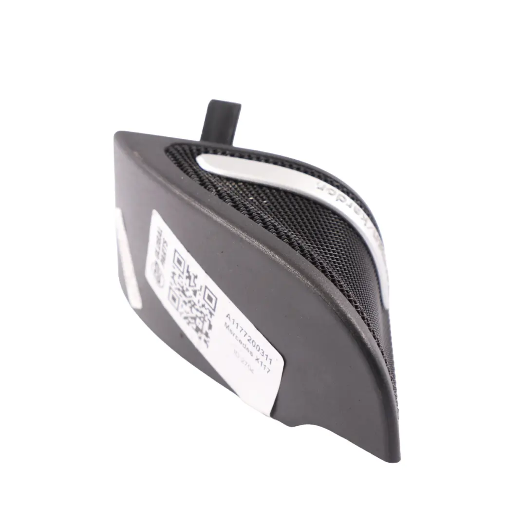 Mercedes X117 Speaker Cover Front Door Left Triangle Trim Black - SKU A1177200311 - Part number A1177200311
