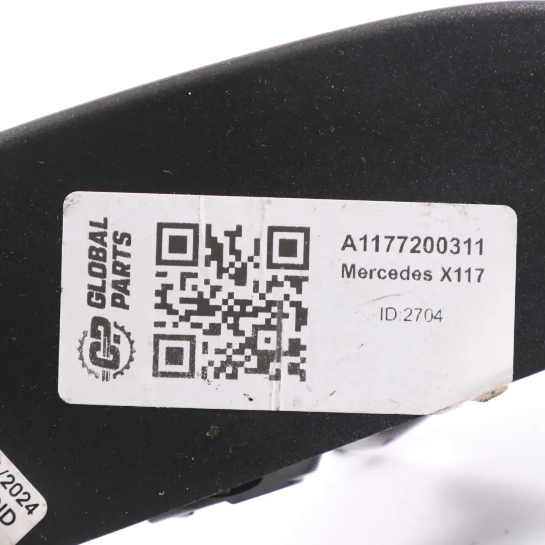 Mercedes X117 Speaker Cover Front Door Left Triangle Trim Black - SKU A1177200311 - Part number A1177200311