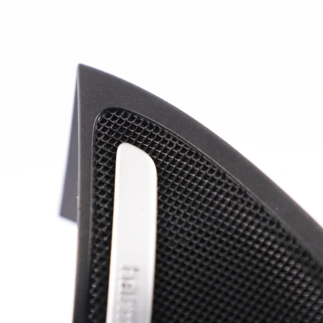 Speaker Cover Front Door Right Triangle Trim Black to Mercedes X117 with Part number A1177200411 Mercedes X117 Speaker Cover Front Door Right Triangle Trim Black - SKU A1177200411 - Part number A1177200411
