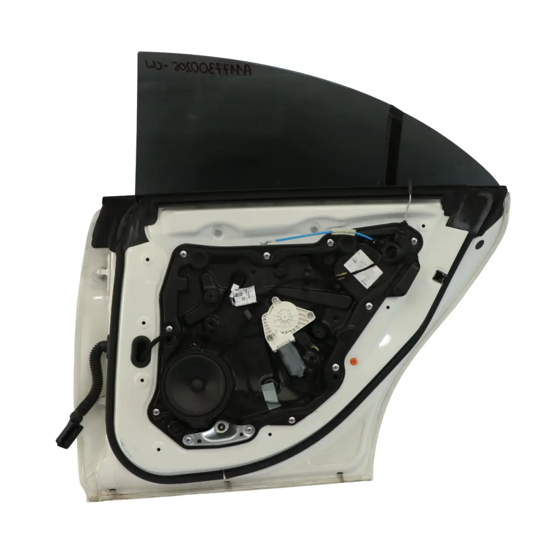 Door Rear Right O/S Covering Panel Calcite White - 650 to Mercedes X117 with Part number A1177300205 Mercedes X117 Door Rear Right O/S Covering Panel Calcite White - 650 - SKU A1177300205-CW - Part number A1177300205