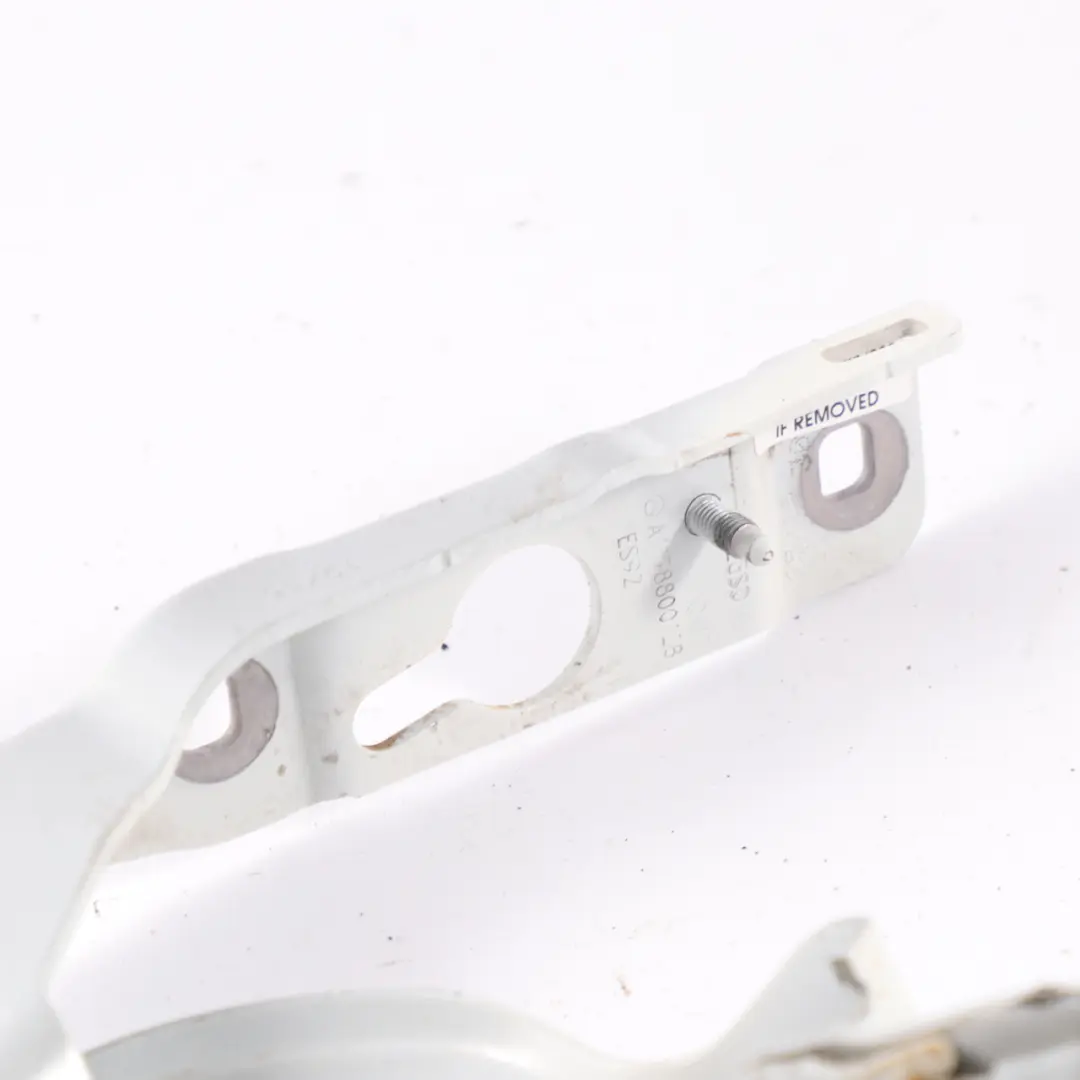 Mercedes X117 Charnière capot gauche Calcite White 650 - SKU a1178800128-cw - Numéro de pièce A1178800128