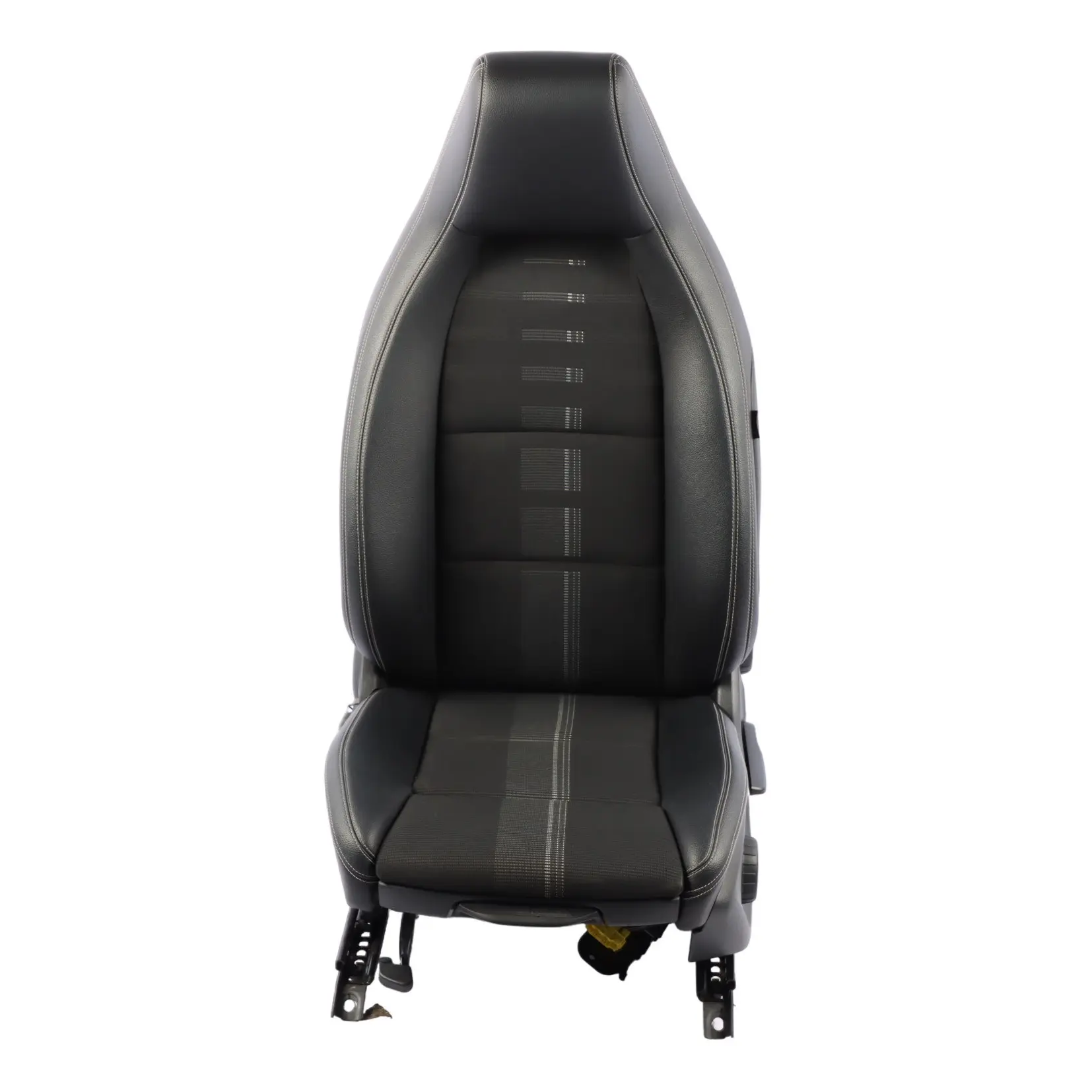 Mercedes W176 Sedile anteriore sinistro Interno Tessuto Pelle Artico Nero