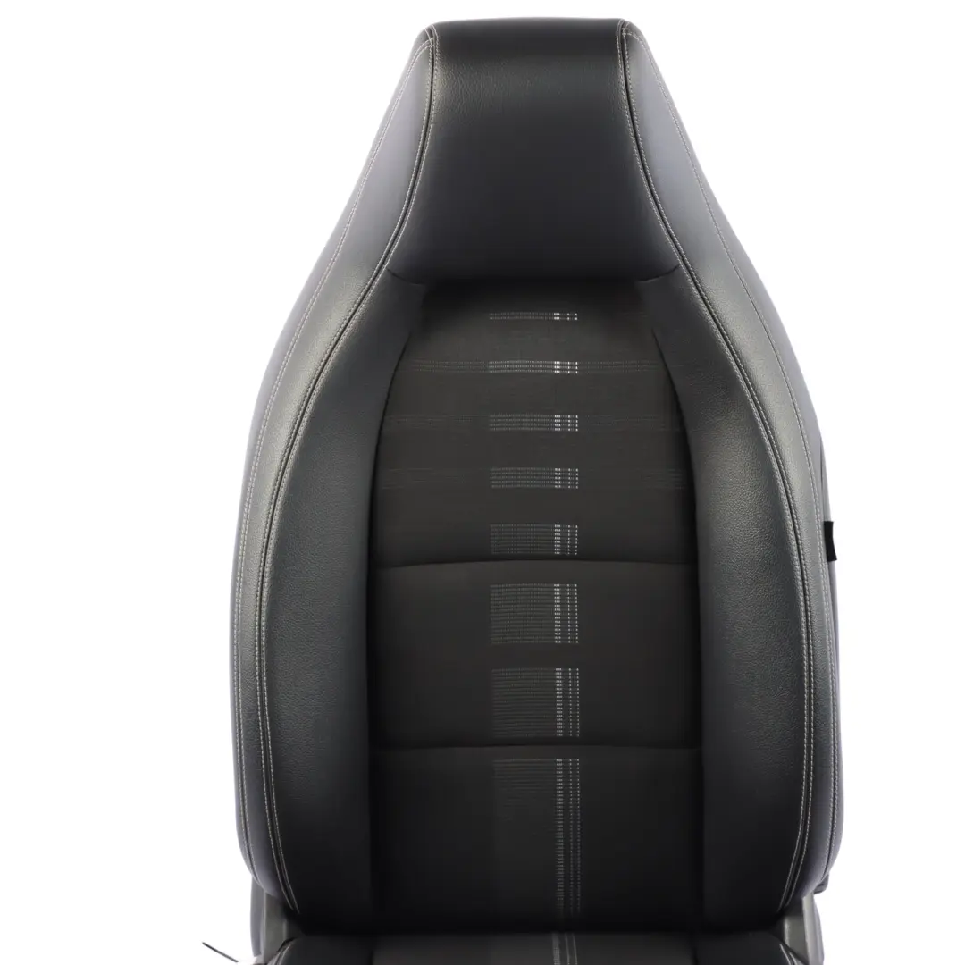 Fotel Przedni Lewy Tkanina Skóra Artico Czarny do Mercedes W176 o numerze A1179109500 Mercedes W176 Fotel Przedni Lewy Tkanina Skóra Artico Czarny - SKU A1179109500-1 - Numer Części A1179109500