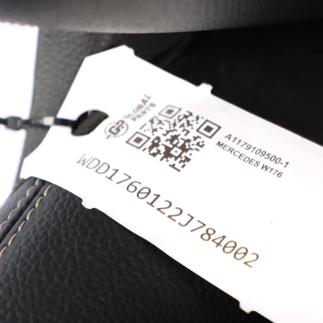 Fotel Przedni Lewy Tkanina Skóra Artico Czarny do Mercedes W176 o numerze A1179109500 Mercedes W176 Fotel Przedni Lewy Tkanina Skóra Artico Czarny - SKU A1179109500-1 - Numer Części A1179109500