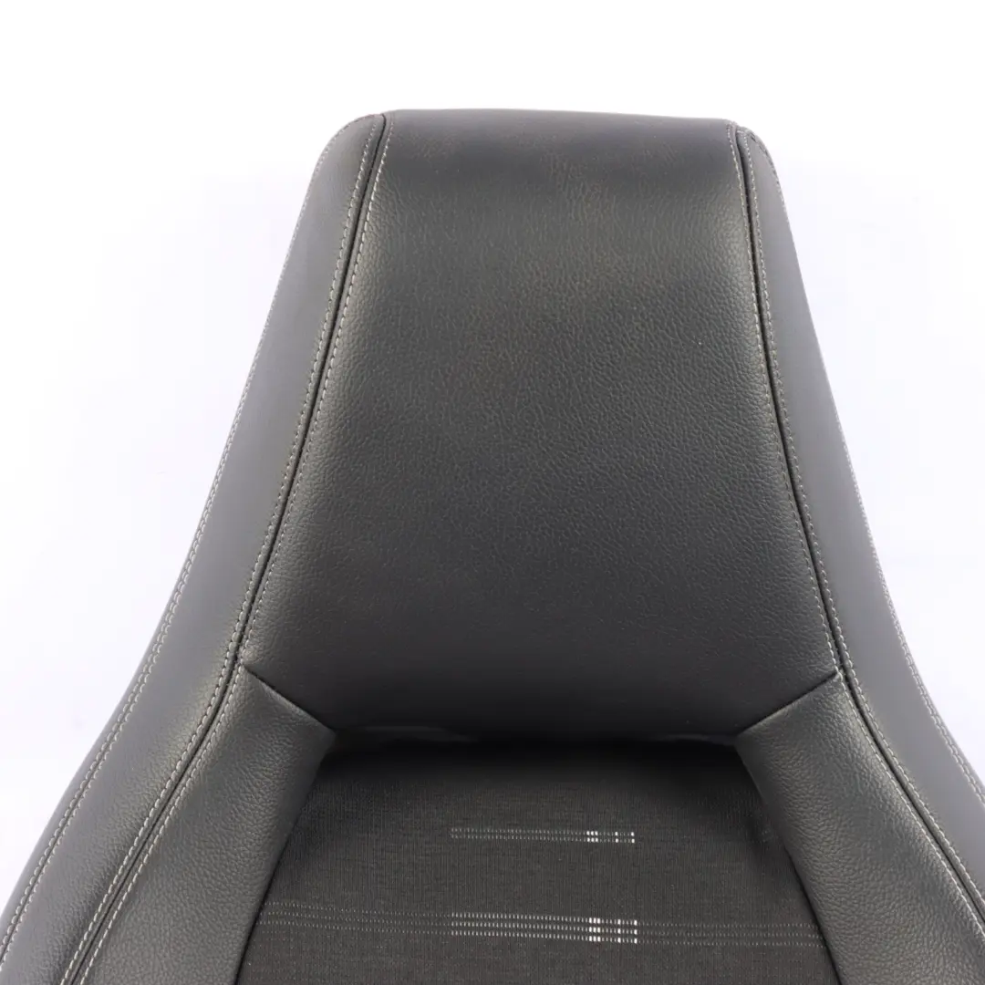 Front Seat Backrest Right O/S Interior Leather Cloth Artico Black to Mercedes W176 with Part number A1179109600 Mercedes W176 Front Seat Backrest Right O/S Interior Leather Cloth Artico Black - SKU A1179109600 - Part number A1179109600