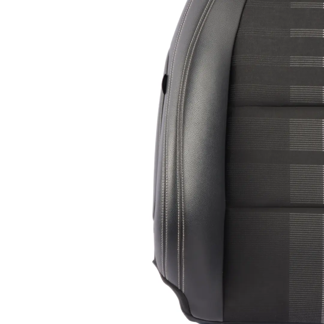 Front Seat Backrest Right O/S Interior Leather Cloth Artico Black to Mercedes W176 with Part number A1179109600 Mercedes W176 Front Seat Backrest Right O/S Interior Leather Cloth Artico Black - SKU A1179109600 - Part number A1179109600