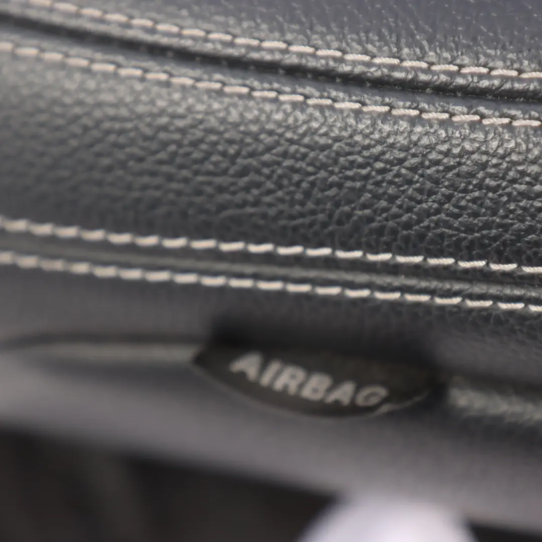 Front Seat Backrest Right O/S Interior Leather Cloth Artico Black to Mercedes W176 with Part number A1179109600 Mercedes W176 Front Seat Backrest Right O/S Interior Leather Cloth Artico Black - SKU A1179109600 - Part number A1179109600