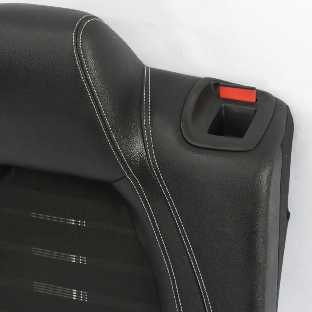 Mercedes C117 Rear Seat Backrest Left N/S Fabric Artico Imitation Leather Black - SKU A1179204000 - Part number A1179204000