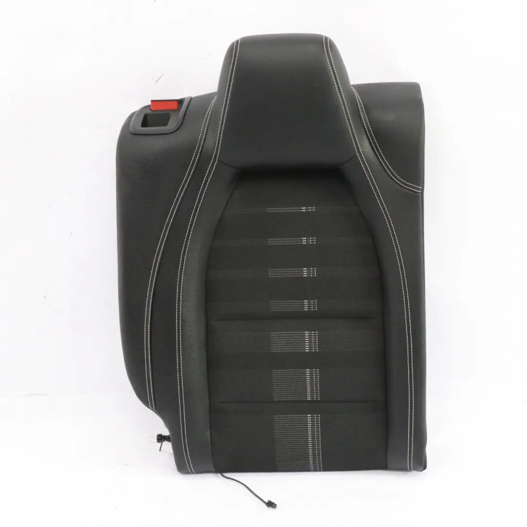 Mercedes C117 Rear Seat Backrest Right O/S Fabric Artico Imitation Leather Black - SKU A1179204400 - Part number A1179204400