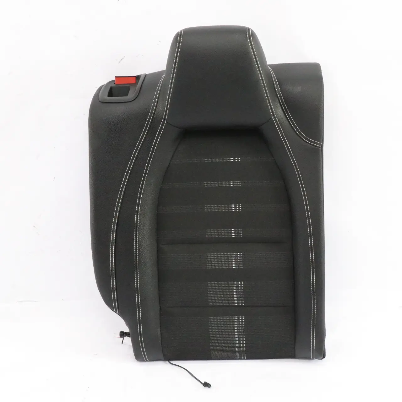 Mercedes C117 Rear Seat Backrest Right O/S Fabric Artico Imitation Leather Black