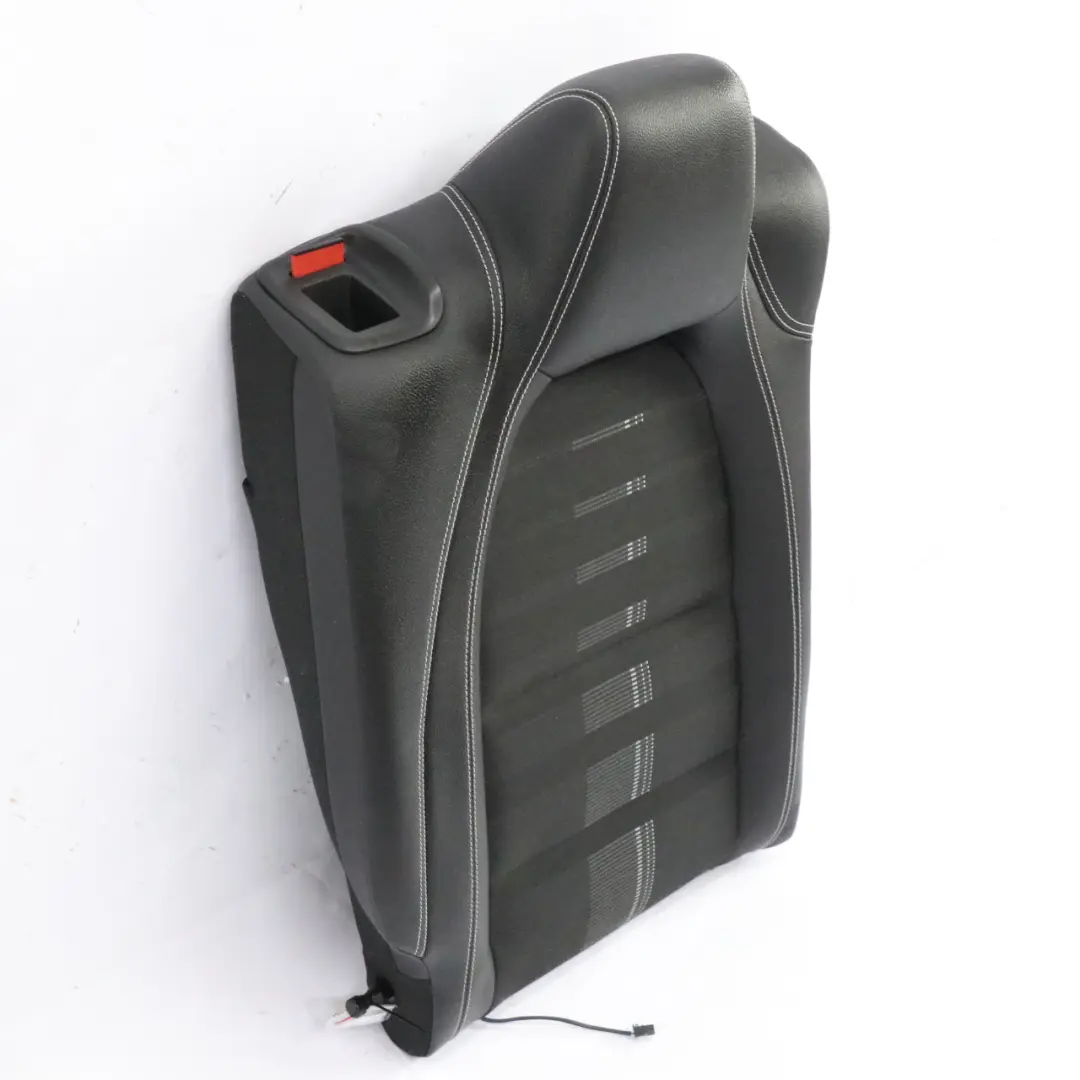 Mercedes C117 Rear Seat Backrest Right O/S Fabric Artico Imitation Leather Black - SKU A1179204400 - Part number A1179204400