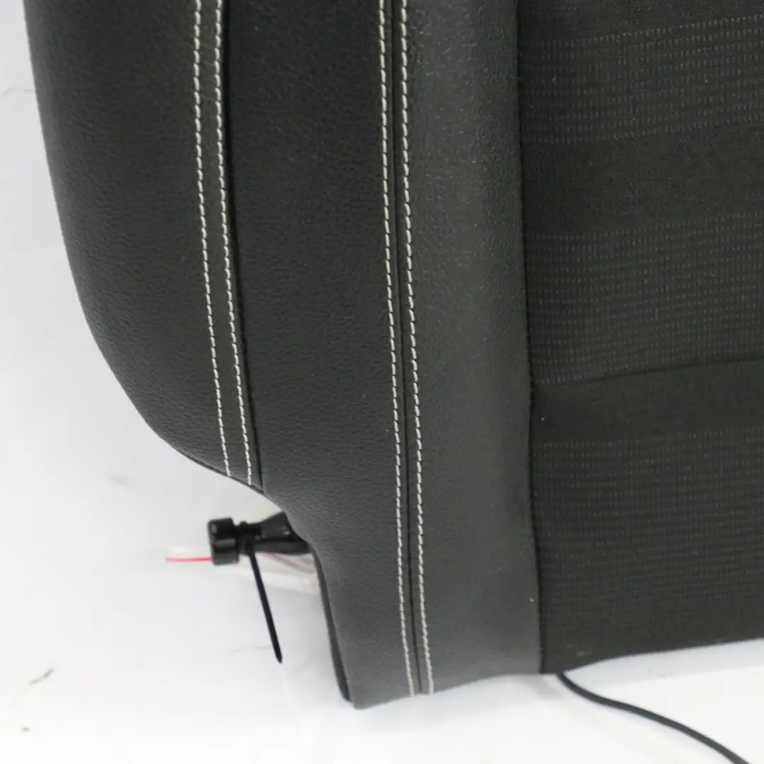Mercedes C117 Rear Seat Backrest Right O/S Fabric Artico Imitation Leather Black - SKU A1179204400 - Part number A1179204400