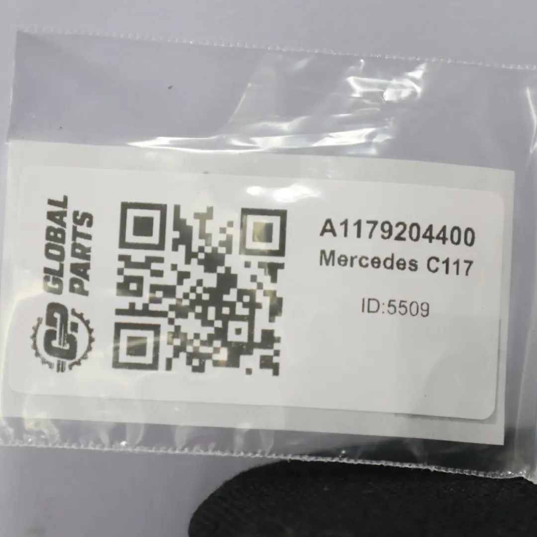 Mercedes C117 Rear Seat Backrest Right O/S Fabric Artico Imitation Leather Black - SKU A1179204400 - Part number A1179204400
