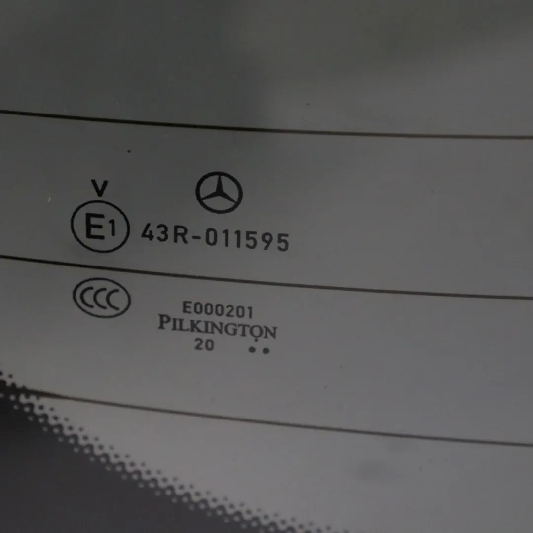 Mercedes CLA C118 Rear Window Tinted Glazing Glass AS3 - SKU A1186700400 - Part number A1186700400