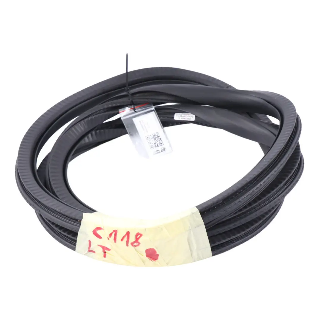 Puerta Sello Borde Junta Trasera Izquierda Sellado para Mercedes C118 con número de pieza A1186920700 Mercedes C118 Puerta Sello Borde Junta Trasera Izquierda Sellado - SKU A1186920700 - Número de pieza A1186920700