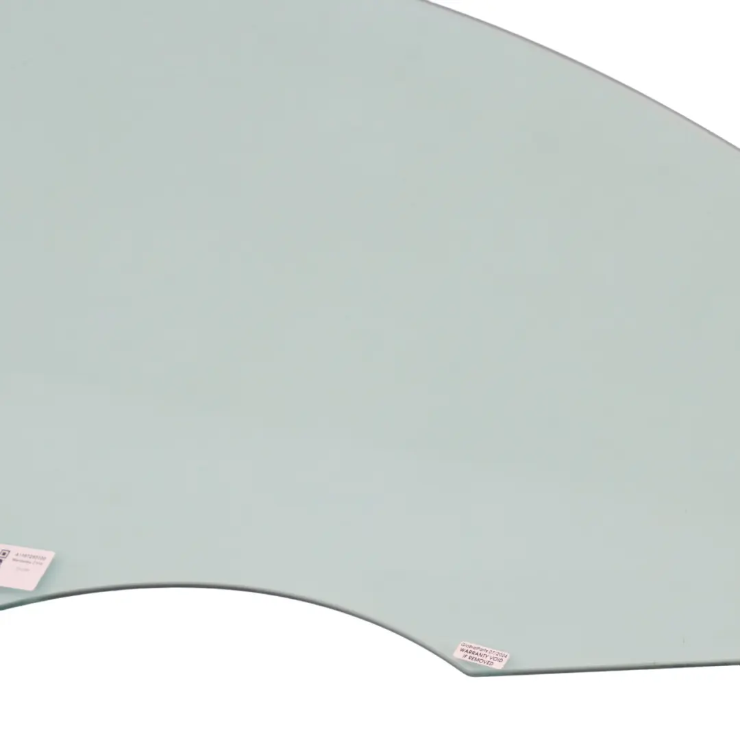 Side Window Glass Front Door Left N/S AS2 to Mercedes CLA C118 Coupe with Part number A1187250100 Mercedes CLA C118 Coupe Side Window Glass Front Door Left N/S AS2 - SKU A1187250100 - Part number A1187250100
