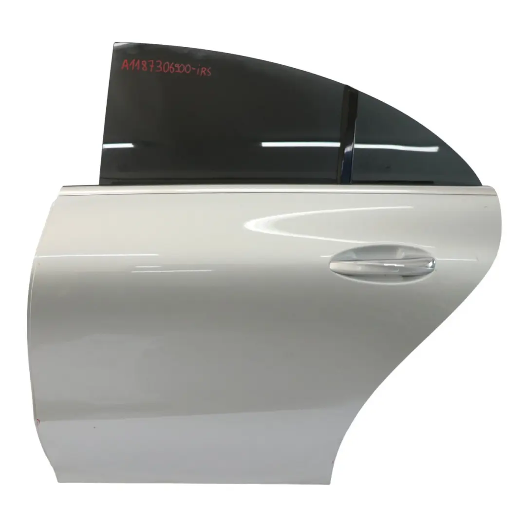 Door Rear Left N/S Iridium Silver Metallic - 775 to Mercedes CLA C118 with Part number A1187306900 Mercedes CLA C118 Door Rear Left N/S Iridium Silver Metallic - 775 - SKU A1187306900-IRS - Part number A1187306900