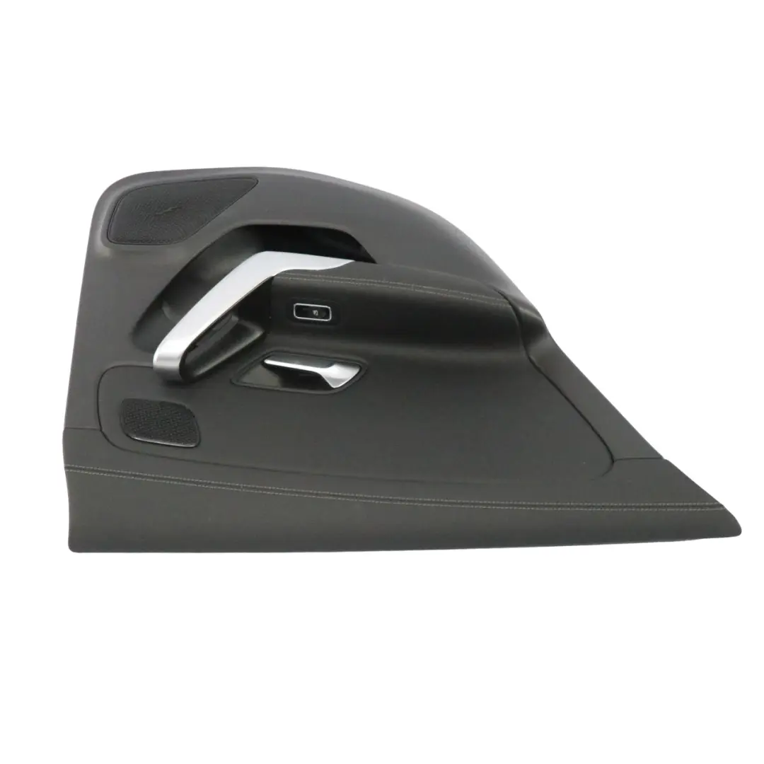 Tarjeta puerta trasera izquierda Cubierta ajuste cuero negro para Mercedes CLA C118 con número de pieza A1187309700 Mercedes CLA C118 Tarjeta puerta trasera izquierda Cubierta ajuste cuero negro - SKU A1187309700 - Número de pieza A1187309700