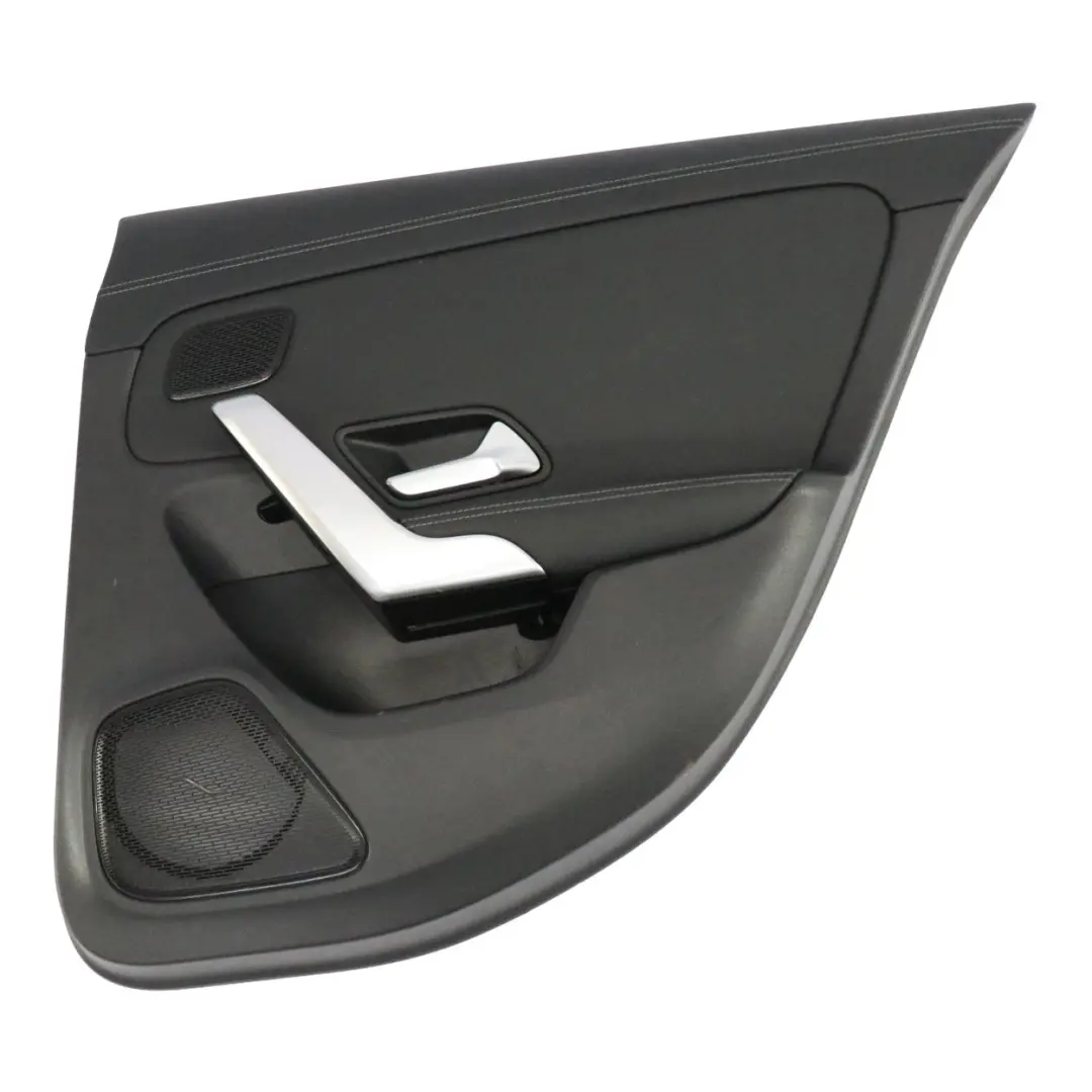 Mercedes CLA C118 Door Card Rear Right O/S Trim Panel Cover Leather Black - SKU A1187309800 - Part number A1187309800