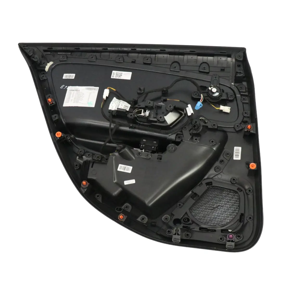 Mercedes CLA C118 Carte de Porte Arrière Droite Panneau d'Habillage Cuir Noir - SKU A1187309800 - Numéro de pièce A1187309800