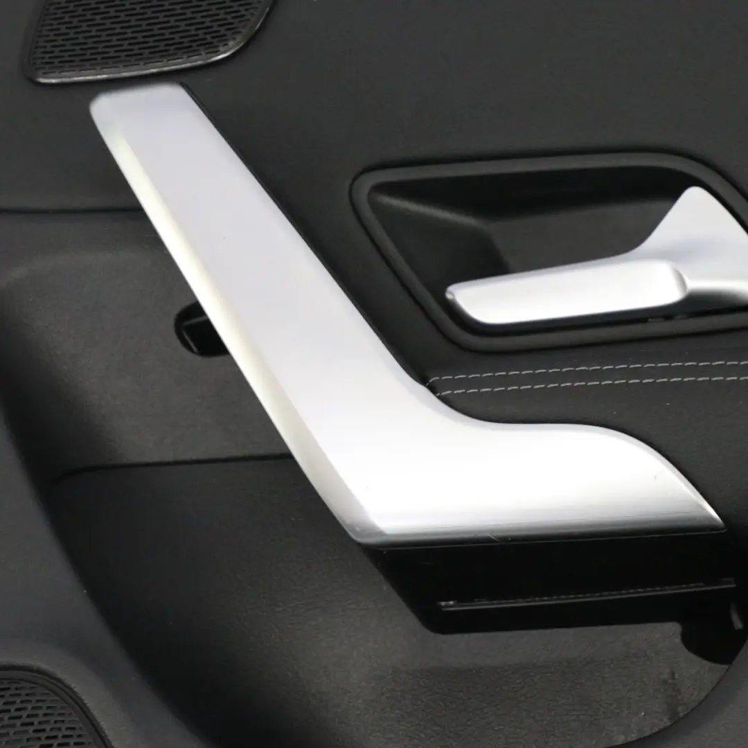 Mercedes CLA C118 Door Card Rear Right O/S Trim Panel Cover Leather Black - SKU A1187309800 - Part number A1187309800