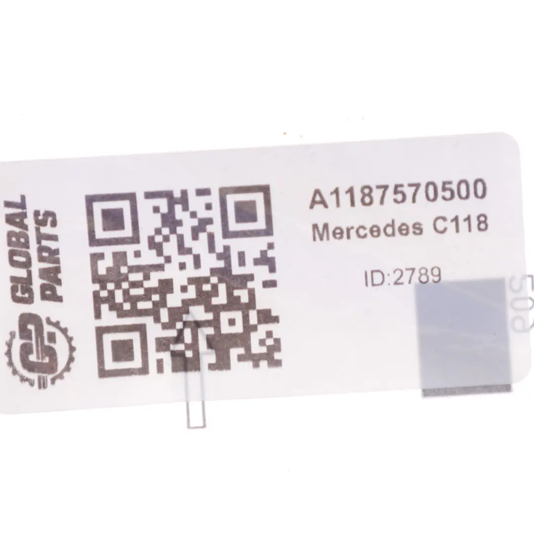 Mercedes C118 Cerniera del baule Molla di espansione sinistra destra - SKU A1187570500 - Numero di parte A1187570500