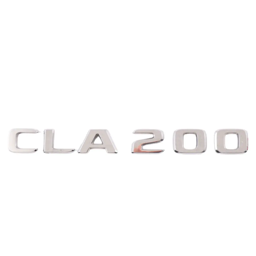Koffer Raum Klappe Modell Abzeichen Logo CLA 200 für Mercedes C118 mit Teilenummer A1188171300 Mercedes C118 Koffer Raum Klappe Modell Abzeichen Logo CLA 200 - SKU A1188171300 - Teilenummer A1188171300