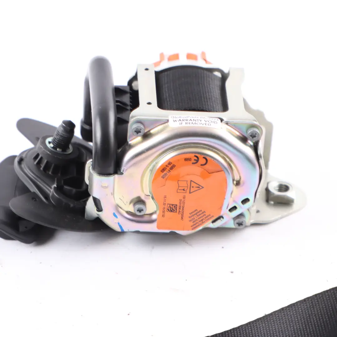 Mercedes W177 Seat Belt Front Right O/S Upper Seatbelt Black - SKU A1188601400 - Part number A1188601400