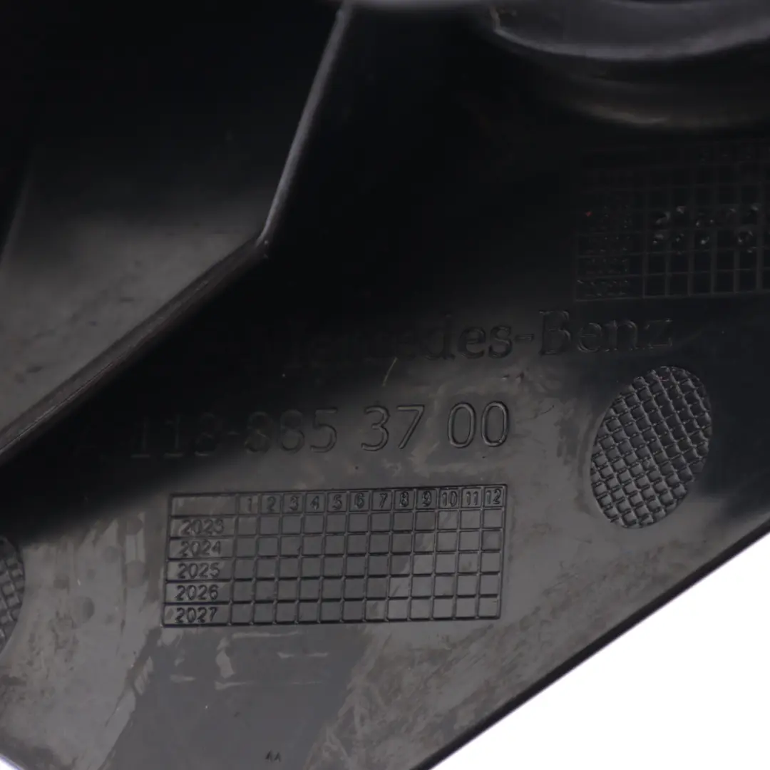 Parachoques trasero izquierdo Soporte montaje para Mercedes CLA C118 con número de pieza A1188853700 Mercedes CLA C118 Parachoques trasero izquierdo Soporte montaje - SKU A1188853700 - Número de pieza A1188853700