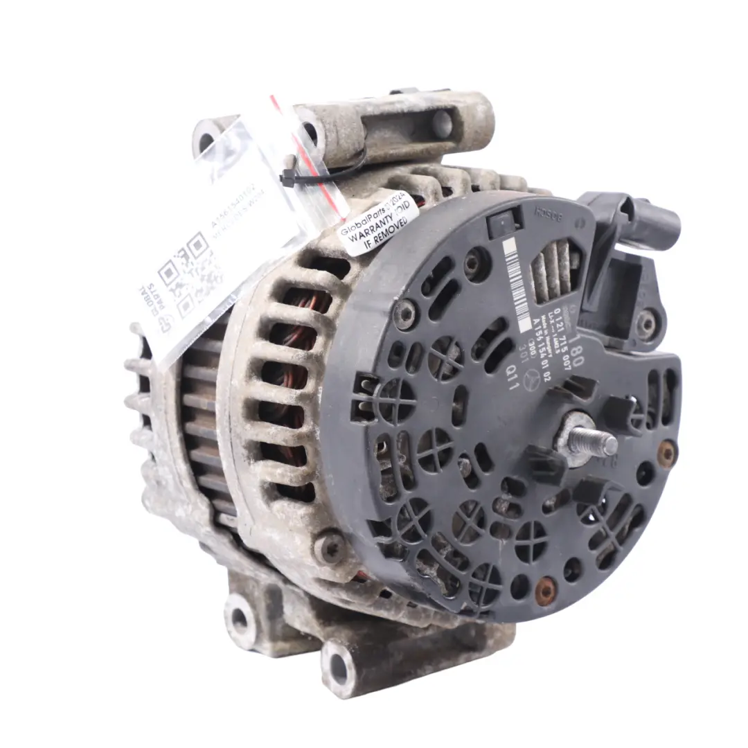 Mercedes W204 C63 AMG M156 Motore Alternatore Generatore BOSCH 180A - SKU A1561540102 - Numero di parte A1561540102