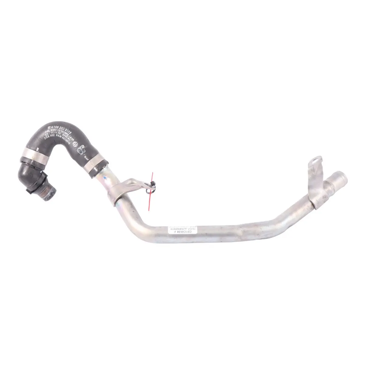 Mercedes W204 M156 C63 AMG Cylinder Crankcase Coolant Pipe Hose A1562030115
