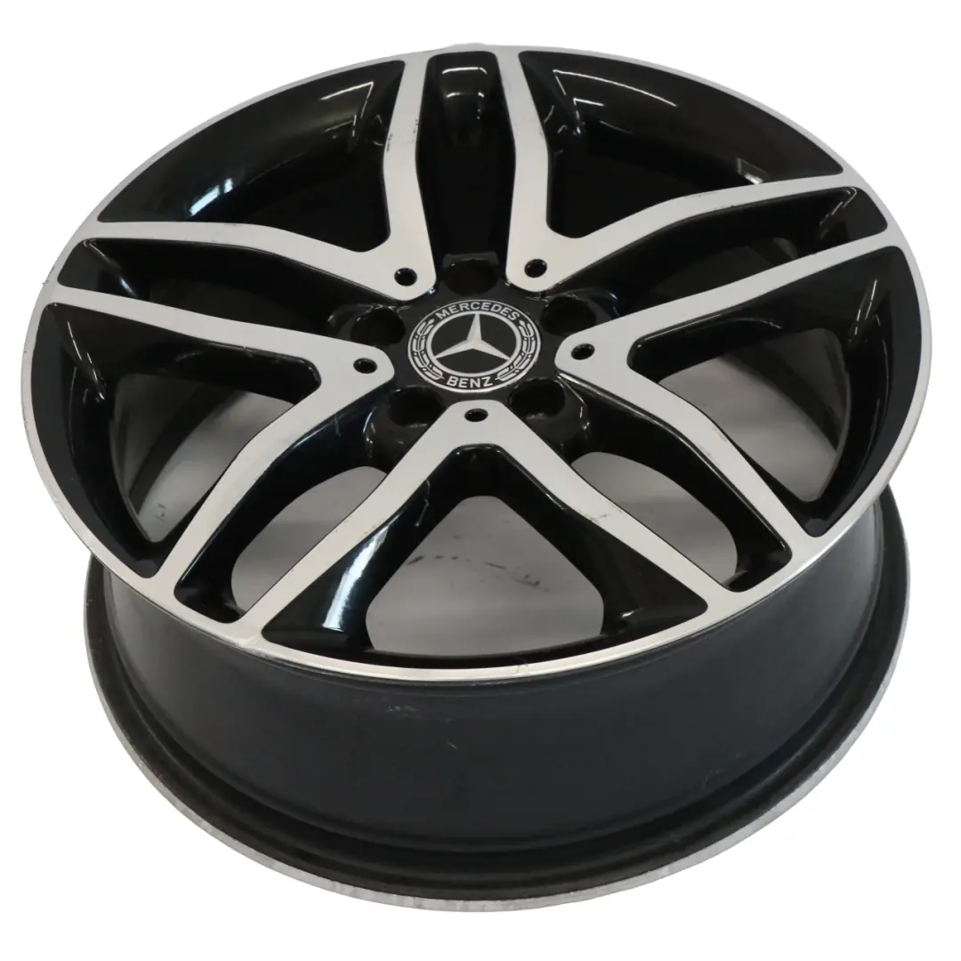 Cerchio in lega 18" 5 doppie razze 7J ET:46 per Mercedes GLA X156 con numero di parte A1564010100 Mercedes GLA X156 Cerchio in lega 18" 5 doppie razze 7J ET:46 - SKU A1564010100-1 - Numero di parte A1564010100