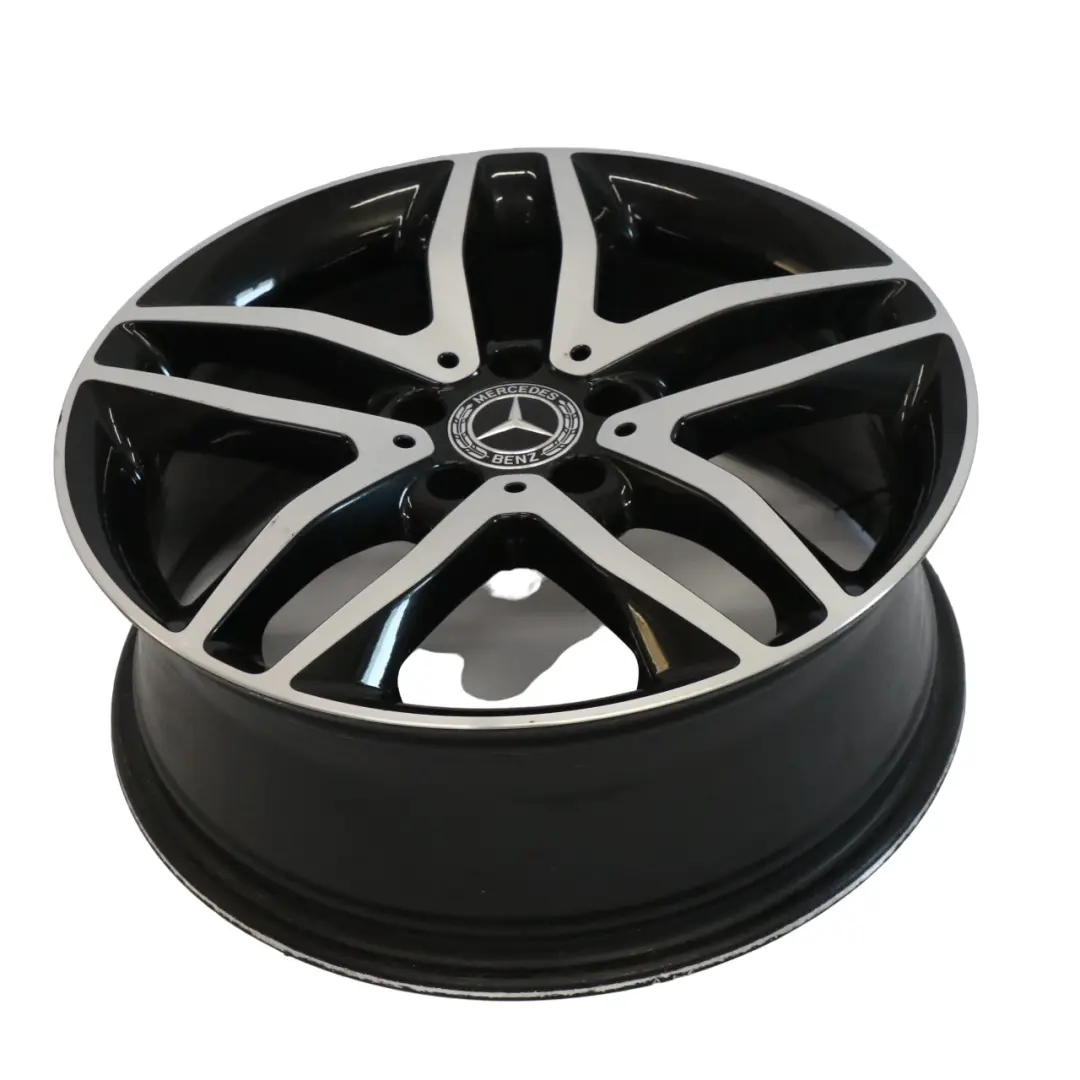 Jante Alu 18" 5 Double Rayon 7J ET:46 pour Mercedes GLA X156 à propos du numéro de pièce A1564010100 Mercedes GLA X156 Jante Alu 18" 5 Double Rayon 7J ET:46 - SKU A1564010100-2 - Numéro de pièce A1564010100