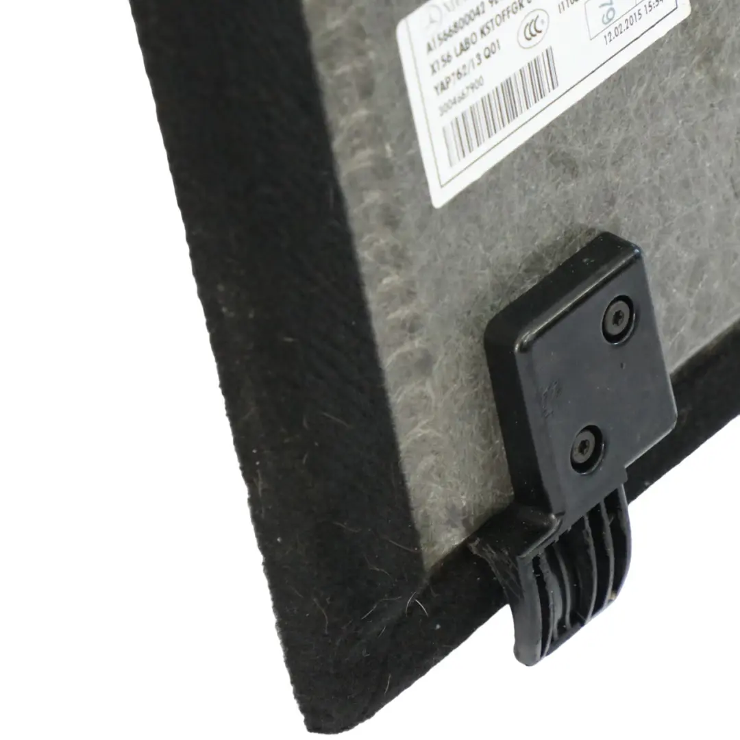 Maletero Cubre Alfombra Alfombrilla Negro para Mercedes GLA X156 con número de pieza A1566805400 Mercedes GLA X156 Maletero Cubre Alfombra Alfombrilla Negro - SKU A1566805400 - Número de pieza A1566805400