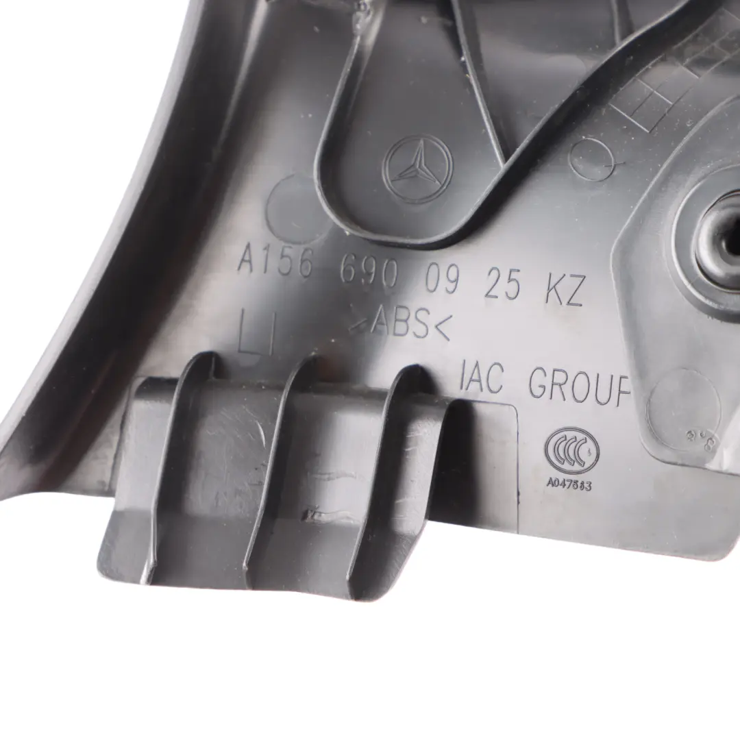 C-Pillar Trim Rear Panel Cover Left N/S Black to Mercedes X156 with Part number A1566900925 Mercedes X156 C-Pillar Trim Rear Panel Cover Left N/S Black - SKU A1566900925 - Part number A1566900925