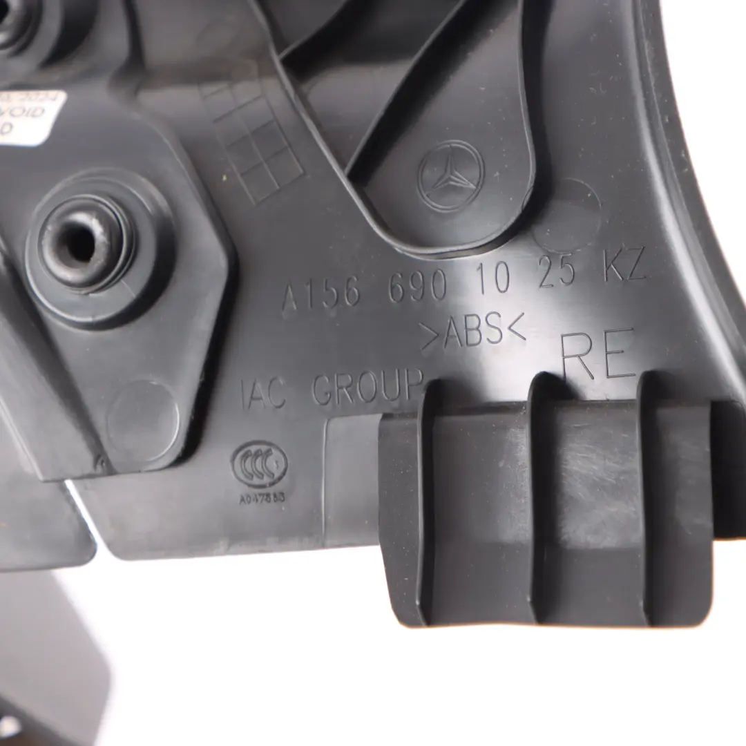 Pillar C Trim Rear Right O/S Panel Cover Black to Mercedes GLA X156 with Part number A1566901025 Mercedes GLA X156 Pillar C Trim Rear Right O/S Panel Cover Black - SKU A1566901025 - Part number A1566901025