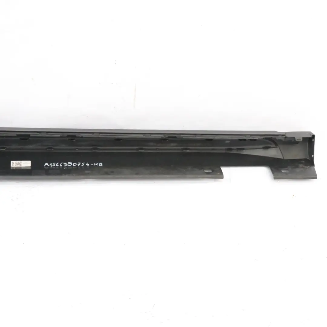 Mercedes X156 Side Skirt Door Sill Strip Left N/S Primed Kosmos Black - 191 - SKU A1566980754-KB - Part number A1566980754