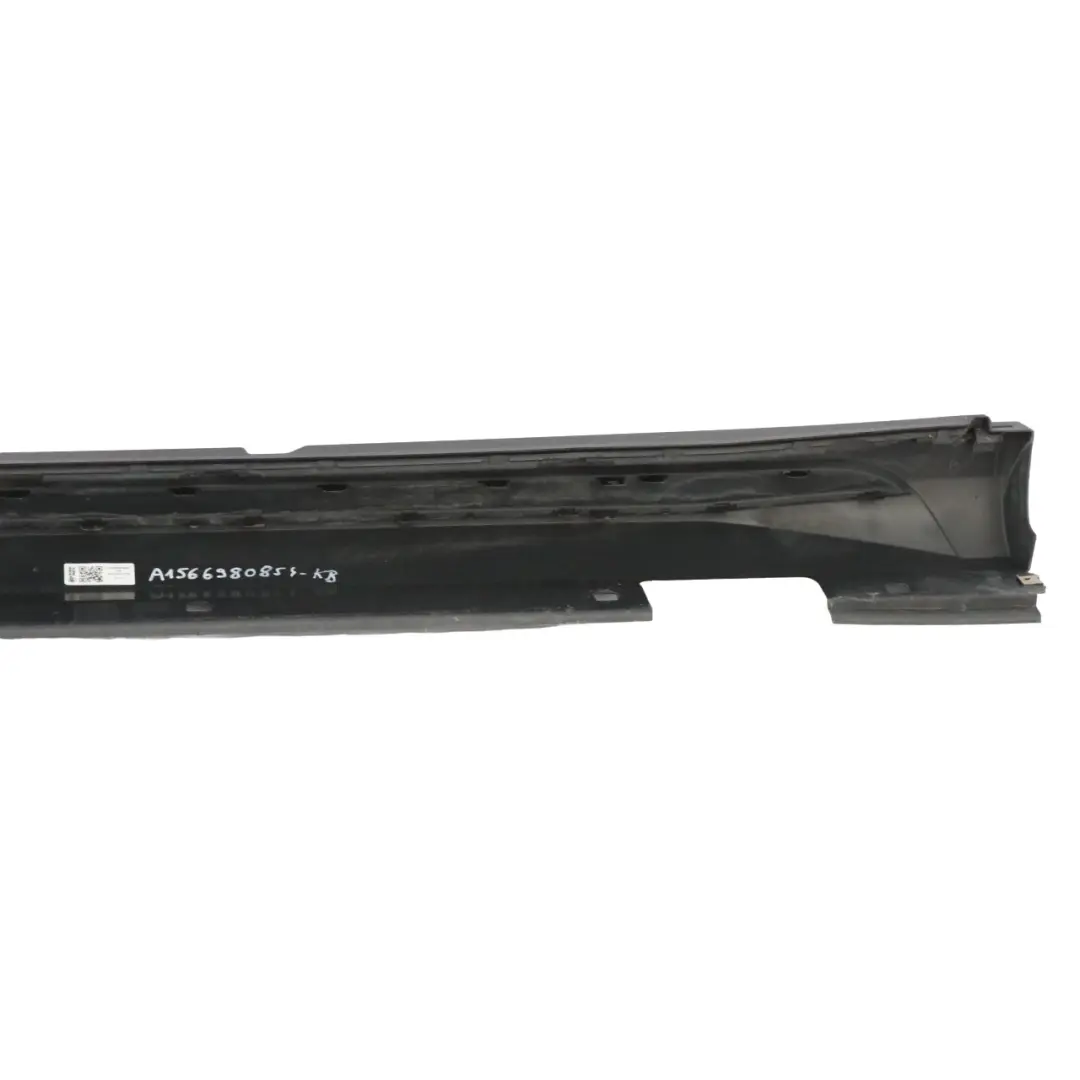 Mercedes X156 Side Skirt Door Sill Strip Right O/S Trim Primed Kosmos Black 191 - SKU A1566980854-KB - Part number A1566980854