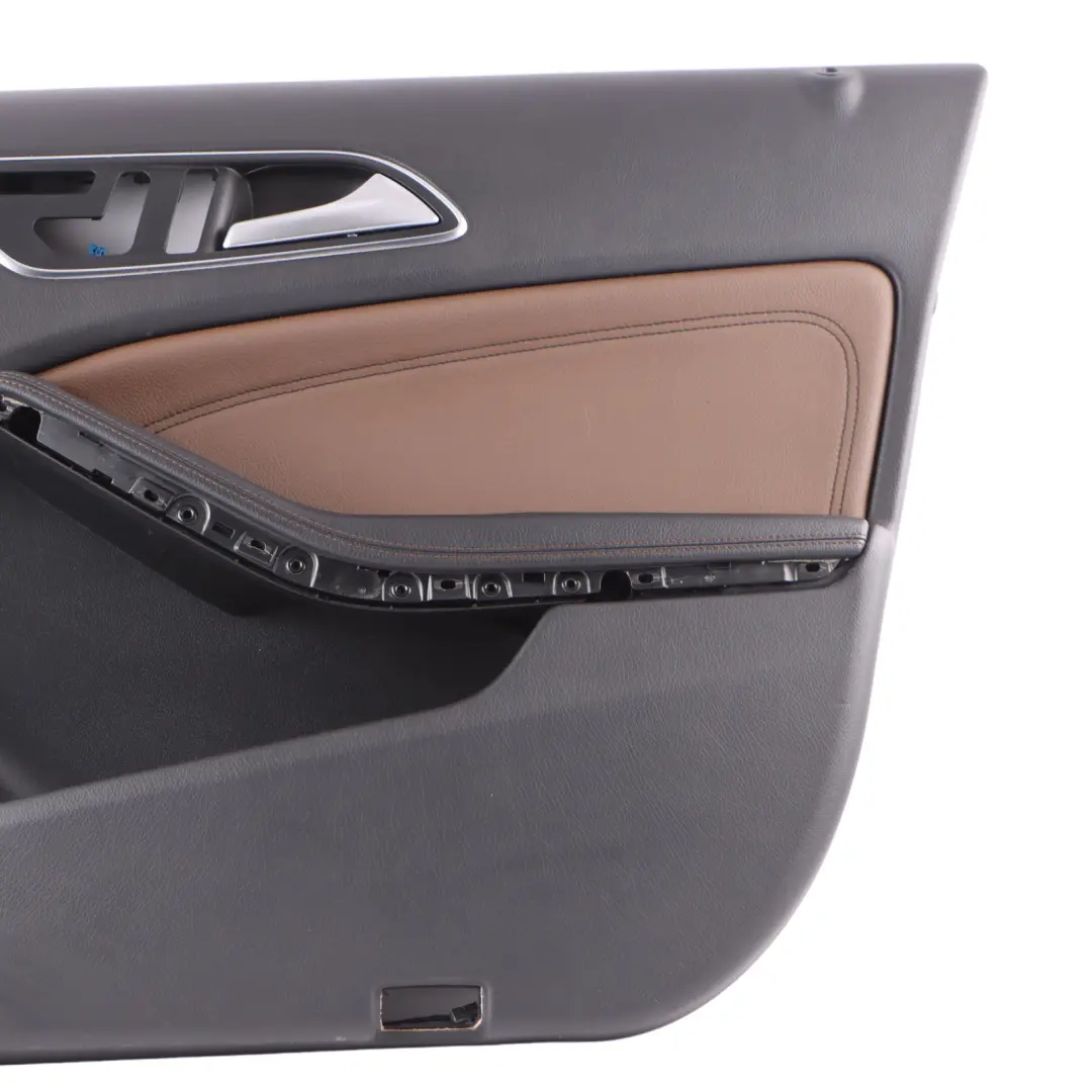 Door Card Cover Front Right O/S Trim Panel Leather to Mercedes X156 with Part number A1567201200 Mercedes X156 Door Card Cover Front Right O/S Trim Panel Leather - SKU rhd-A1567201200 - Part number A1567201200