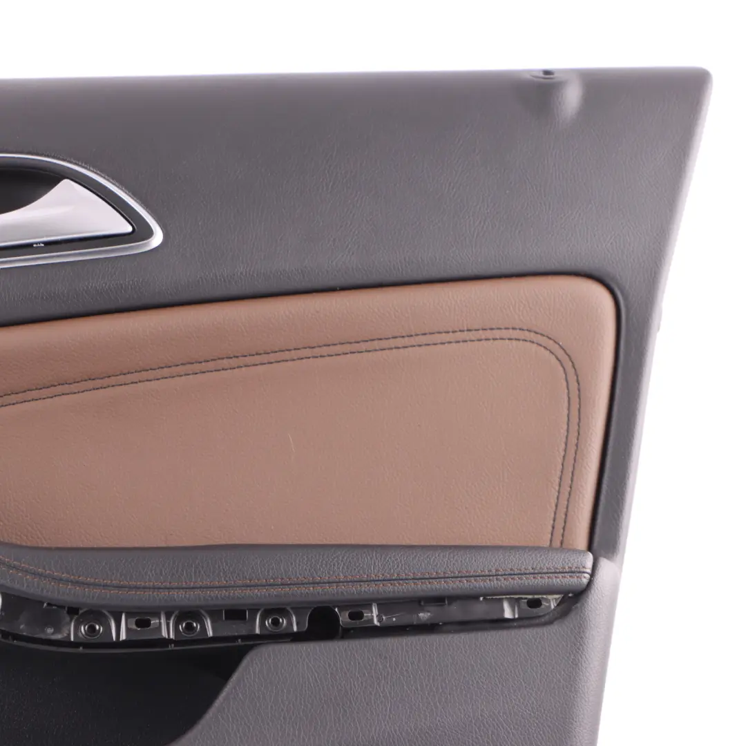 Door Card Cover Front Right O/S Trim Panel Leather to Mercedes X156 with Part number A1567201200 Mercedes X156 Door Card Cover Front Right O/S Trim Panel Leather - SKU rhd-A1567201200 - Part number A1567201200