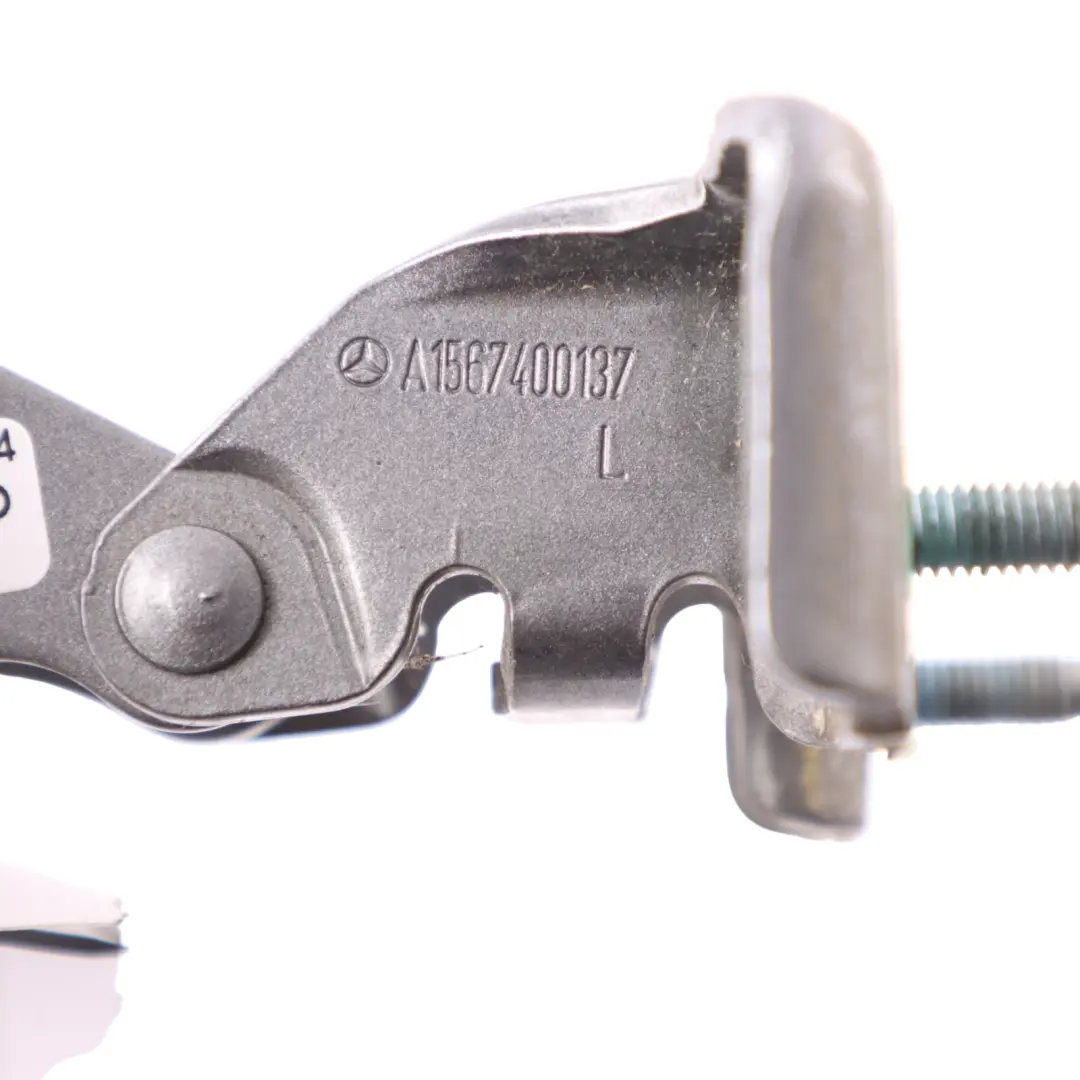 Hinge Cover Left N/S Boot Trunk Lid Mineralgrau Grey B39 to Mercedes X156 Tailgate with Part number A1567400137 Mercedes X156 Tailgate Hinge Cover Left N/S Boot Trunk Lid Mineralgrau Grey B39 - SKU A1567400137-MG - Part number A1567400137